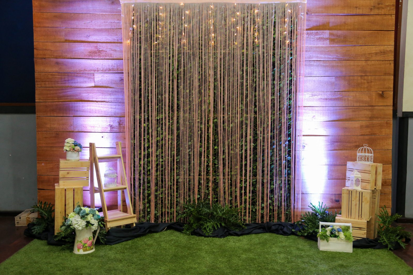 Beautiful,Photo,Booth,Zone,At,Wedding,Or,Birthday,Reception.,Holiday